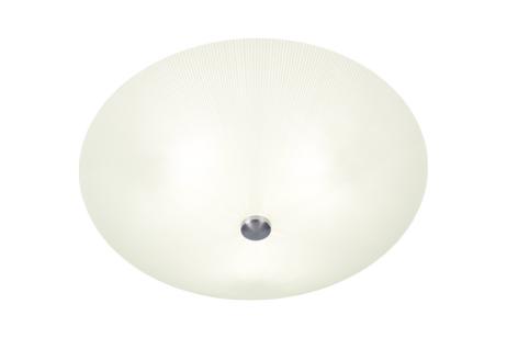 Aneta Lighting STRÅLA plafond 42 cm, hvit/ stål,  3x40W E14 Ø420 H140 (7392986910675)