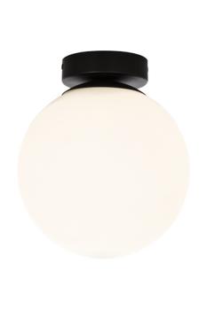Aneta Lighting LIDO plafond bad, svart/ hvit,  E27, IP44 (7392986770392)