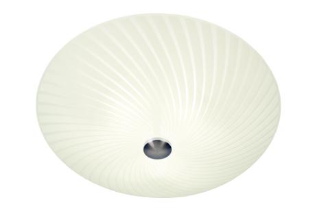 Aneta Lighting CYKLON plafond 50 cm, hvit/stål, 3x60W E27 Ø500 h190