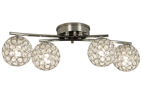 Aneta Lighting JULIETTA plafond bad, krom, IP44, 4xG9