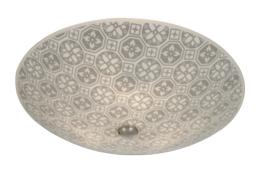 Aneta Lighting ULLE plafond 42 cm, hvit/grå, Ø42 cm