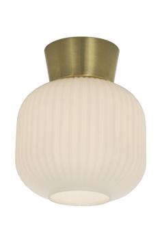 Aneta Lighting VANJA plafond, hvit/matt messing (7392986771245)