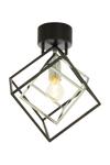 Aneta Lighting CUBES plafond, svart/ krom (7392986771641)