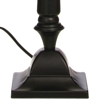 Aneta Lighting EMELIE bordlampe,  svart, 60W E27 (7392986807807)