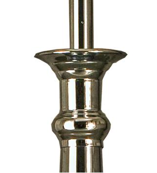 Aneta Lighting EMELIE bordlampe,  silver, 60W E27 (7392986787253)