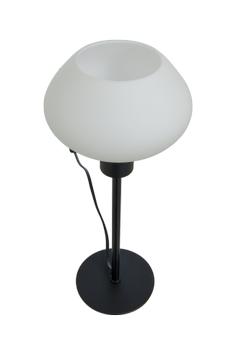 Aneta Lighting BELL bordlampe høy, svart/ hvit,  E14 (7041661270848)