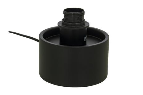 Aneta Lighting BELL bordlampe stor, svart/ hvit,  E27 (7041661271012)