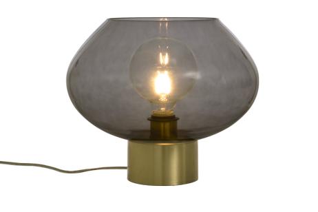 Aneta Lighting BELL bordlampe stor, matt messing/ sotet,  E27 (7041661271029)