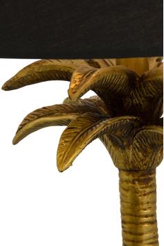 Aneta Lighting MARKATTA bordlampe,  gull/ svart,  inkl. svart textilskjerm (7041661271609)