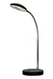 Aneta Lighting HERO bordlampe,  svart/ krom,  5W LED (7392986783040)