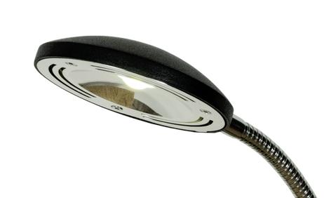 Aneta Lighting HERO bordlampe,  svart/ krom,  5W LED (7392986783040)