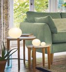 Aneta Lighting GLOBUS bordlampe 24cm, hvit, 40W E14 Ø240x190 (7392986893725)
