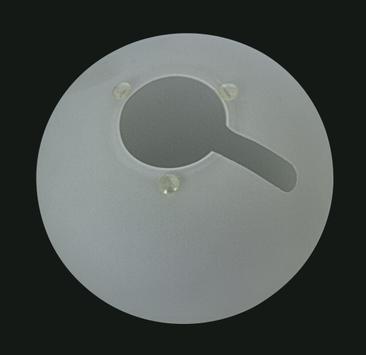 Aneta Lighting GLOBUS bordlampe 13cm, hvit, 25W E14 , Ø130x100 (7392986893749)