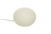 Aneta Lighting GLOBUS bordlampe 18cm, hvit, 40W E14 Ø180x140 (7392986893732)