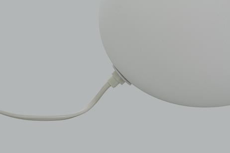 Aneta Lighting GLOBUS bordlampe 18cm, hvit, 40W E14 Ø180x140 (7392986893732)