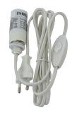 Aneta Lighting GLOBUS bordlampe 24cm, hvit, 40W E14 Ø240x190 (7392986893725)