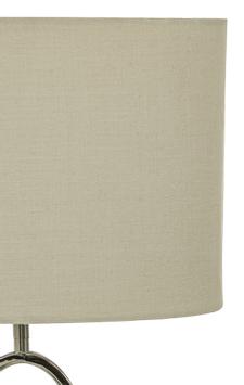 Aneta Lighting POSH bordlampe,  krom/ hvit,  inkl. vit skjerm (7392986776752)