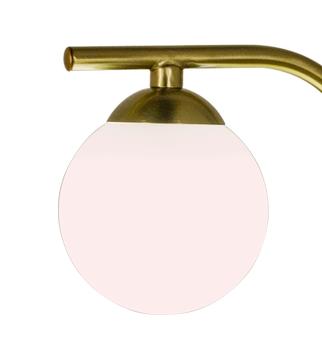 Aneta Lighting ORFEUS bordlampa,  matt mässing/ marmor,  5W LED (7392986774888)