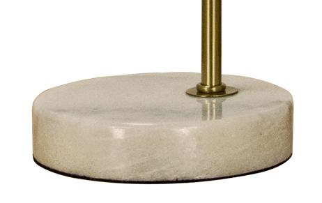 Aneta Lighting ORFEUS bordlampa,  matt mässing/ marmor,  5W LED (7392986774888)