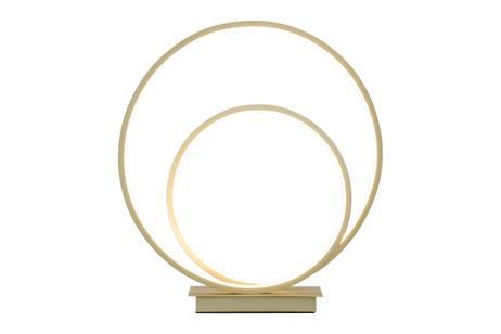 Aneta Lighting LOOP bordlampe, champagne, LED, 3-trinns dimmer