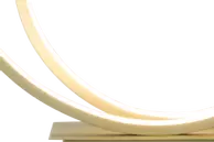 Aneta Lighting LOOP bordlampe,  champagne,  LED, 3-trinns dimmer (7392986772228)