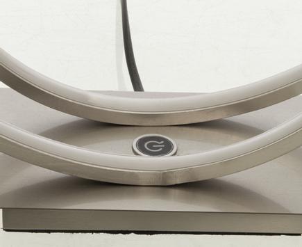 Aneta Lighting LOOP bordlampe,  stål, LED, 3-trinns dimmer (7392986772273)