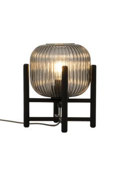 Aneta Lighting VINDA bordlampe liten, svart/ sotet,  E27 (7041661268210)
