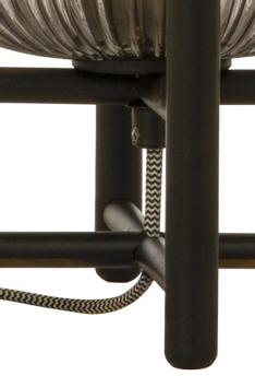 Aneta Lighting VINDA bordlampe liten, svart/ sotet,  E27 (7041661268210)