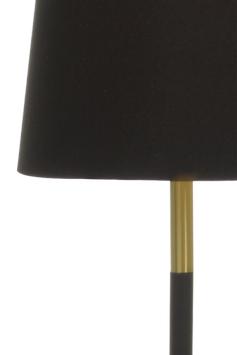 Aneta Lighting EKETORP bordl liten, svart/ matt messing (7392986772006)