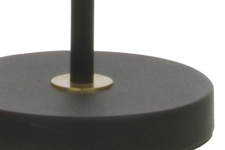 Aneta Lighting EKETORP bordl liten, svart/ matt messing (7392986772006)