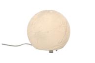 Aneta Lighting MOON bordlampe,  20cm, hvit, E27 (7392986771900)