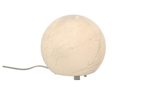 Aneta Lighting MOON bordlampe,  20cm, hvit, E27 (7392986771900)