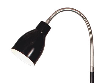 Aneta Lighting SAREK gulvlampe,  svart, E27 MAX 7W R63 alt. MAX 11W LED (7392986808811)