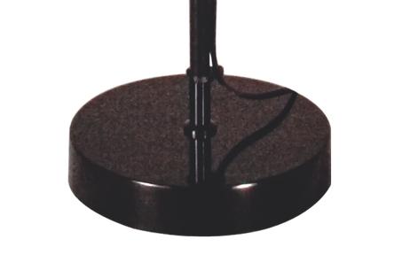 Aneta Lighting SAREK gulvlampe,  svart, E27 MAX 7W R63 alt. MAX 11W LED (7392986808811)