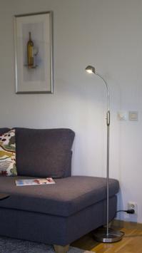 Aneta Lighting JUNO golvlampe,  stål, 5W LED (7392986778381)