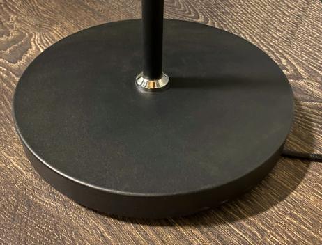 Aneta Lighting HERO golvlampe,  svart/ krom,  5W LED (7392986783019)