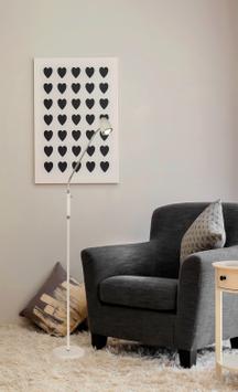 Aneta Lighting SANDNES golvlampe,  hvit, GU10 (7392986774277)