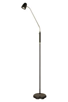 Aneta Lighting SANDNES golvlampe,  svart, GU10 (7392986775274)
