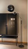 Aneta Lighting SANDNES golvlampe,  svart, GU10 (7392986775274)