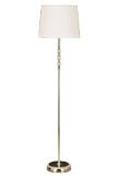 Aneta Lighting JOHANNA golvlampe,  krom/ hvit,  Inkl. hvit skjerm (7392986774116)