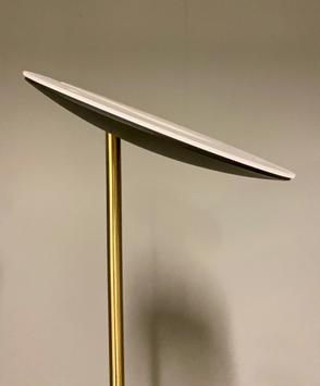 Aneta Lighting CADIZ uplight, svart/ matt messing (7392986770903)