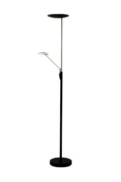 Aneta Lighting CADIZ uplight, svart/ stål (7392986770484)