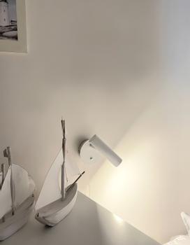 Aneta Lighting ARTIC vegglampe,  hvit, 6W LED (7041661267824)