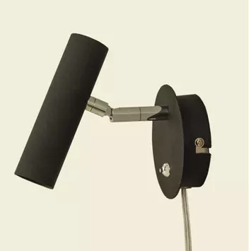 Aneta Lighting ARTIC vegglampe,  svart, 6W LED (7041661267831)