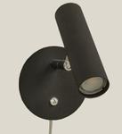 Aneta Lighting ARTIC vegglampe,  svart, 6W LED (7041661267831)