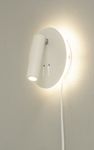 Aneta Lighting Lighting ACE vegglampe,  hvit, 6 3W LED, spot+indirekte lys (7041661268647)