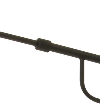 Aneta Lighting WALLY vegglampe,  svart/ tre,  E27, inkl. skjerm packad i separat eske (7041661269897)