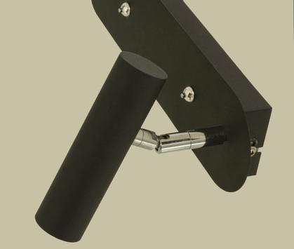 Aneta Lighting ARTIC vegglampe 2-lys, svart, LED (7041661271326)