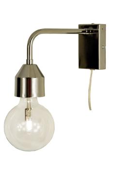Aneta Lighting FLYNN vegglampe, krom, 60W E27