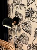 Aneta Lighting BOW vegglampe,  svart, GU10 (7041661263109)